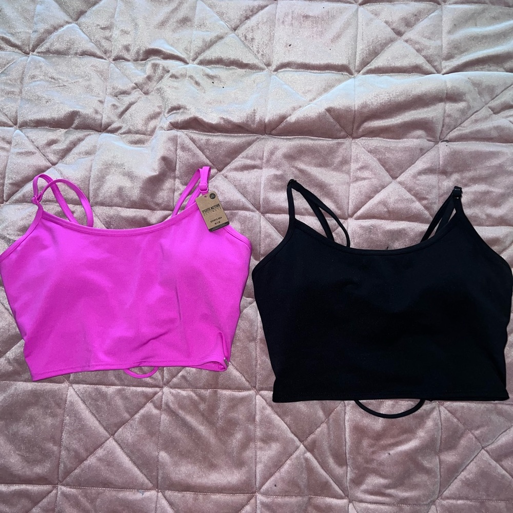 PINK SPORTS BRAS